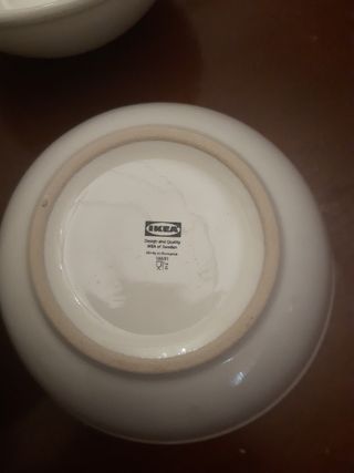 6 Boles Soperos Blancos Porcelana