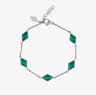 Pulsera brazalete de plata