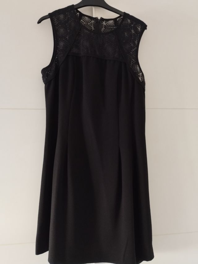 Vestido Tintoretto negro encaje