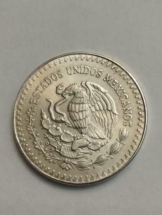 Onza Plata Libertad México 1989