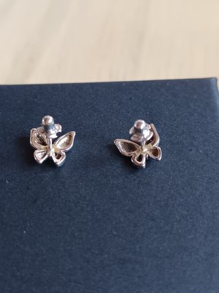 Pendientes mariposa TimeRoad plata 925ml
