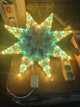 Stella di Natale luminosa multicolor