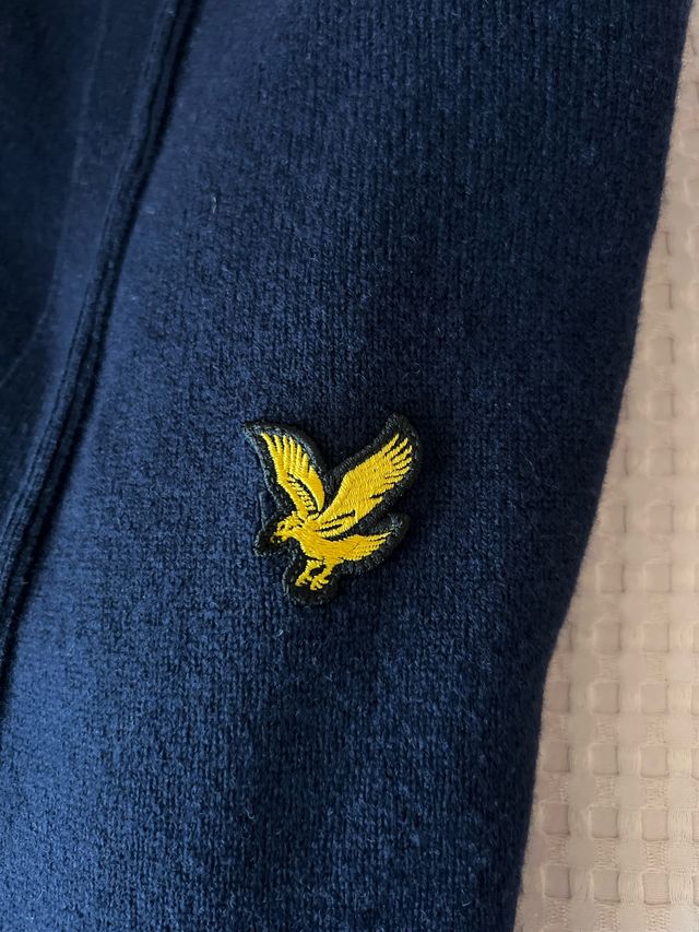 Cárdigan Lyle & Scott azul marino