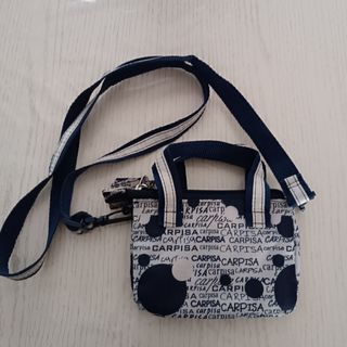 Mini marsupio Carpisa blu e bianco