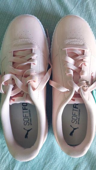 Zapatillas  nuevas mujer rosa pastel - Puma - 39