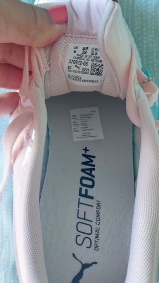 Zapatillas  nuevas mujer rosa pastel - Puma - 39