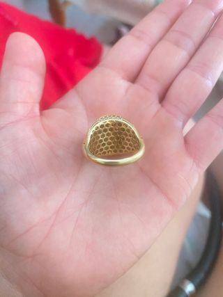 Anillo oro 18k - joya elegante de Argelia.