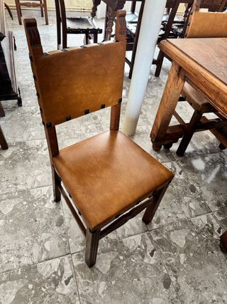 Mesa Comedor Antigua + 6 Sillas