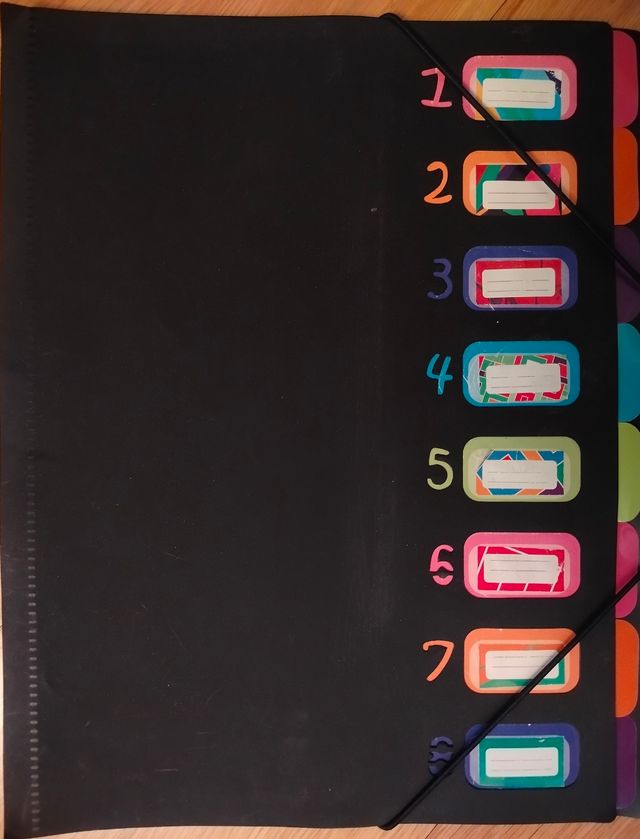 Carpetas clasificadoras