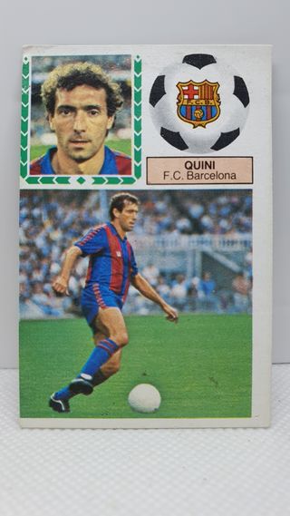 ⚽️ ERROR CROMO DE FUTBOL QUINI F.C. BARCELONA LIGA