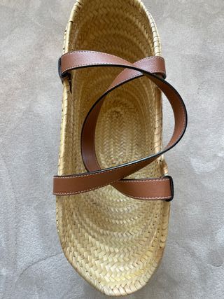 Bolso Loewe mimbre y cuero
