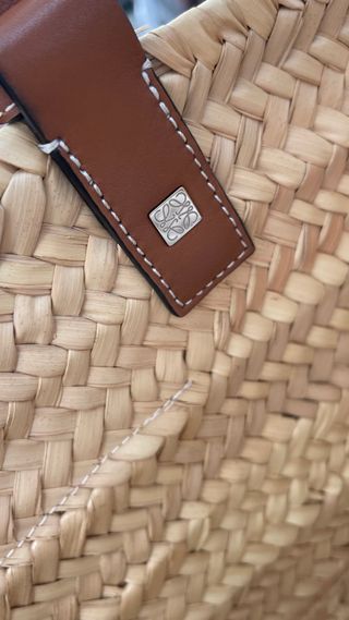 Bolso Loewe mimbre y cuero