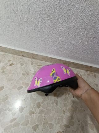 Casco bici infantil mariposas