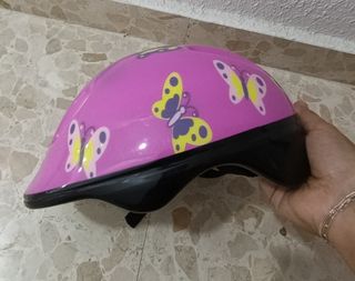 Casco bici infantil mariposas