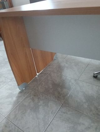 Scrivania ufficio legno marrone