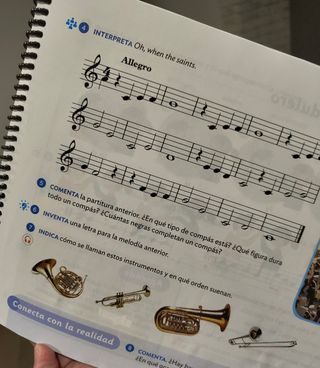 Libro de música 3° - Santillana