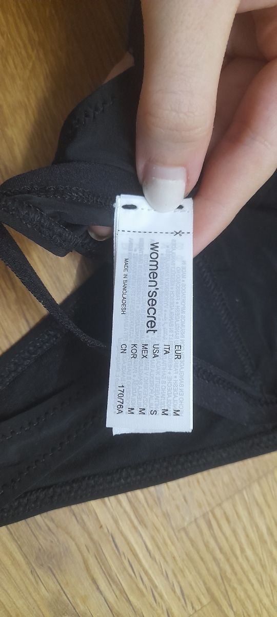 Tanga microfibra "kiss me HERE"