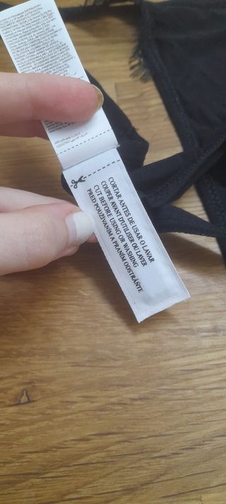 Tanga microfibra "kiss me HERE"