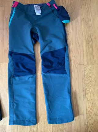 Pantalones trekking niñ@, para 5-6años. 113-122cm