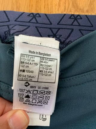 Pantalones trekking niñ@, para 5-6años. 113-122cm