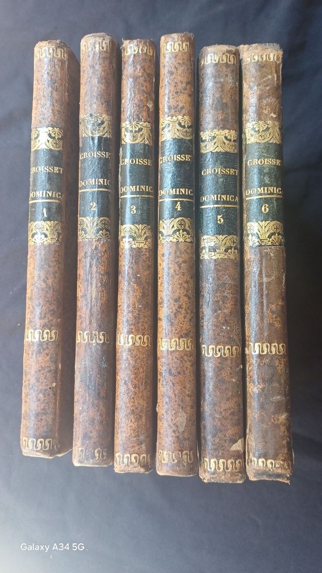 6 TOMOS DEL AÑO CRISTIANO 1851