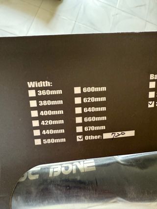 Manillar MTB 730mm