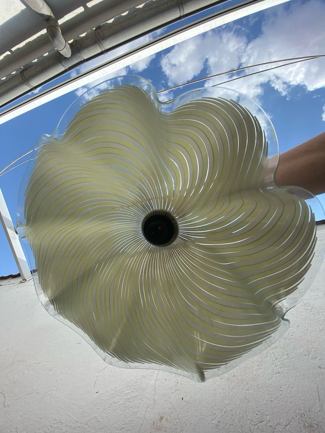 Lampara techo vintage años 70