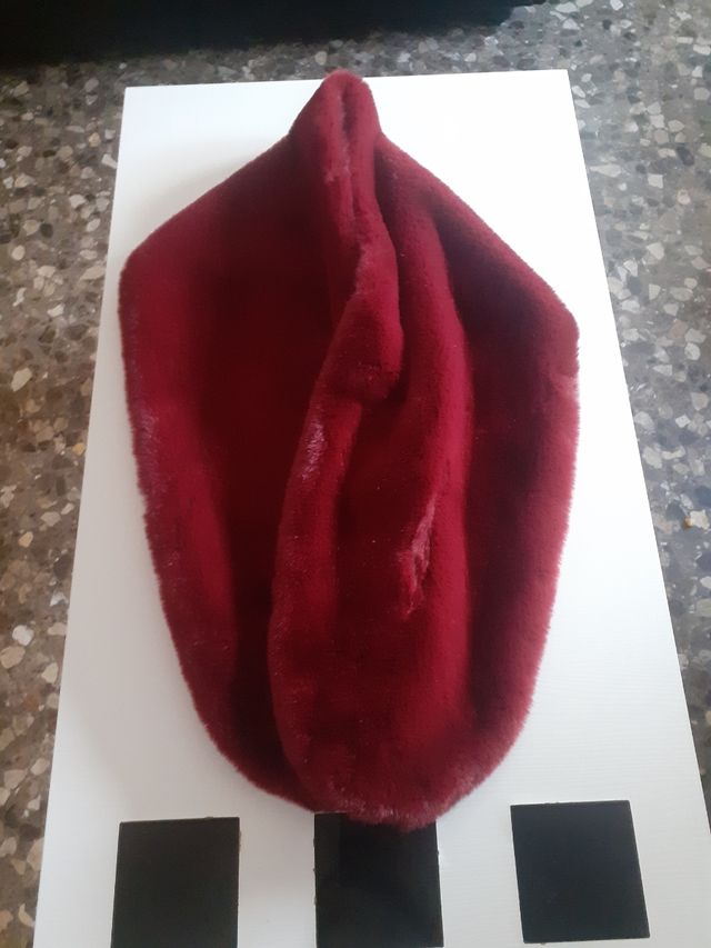 Bolso y fular fiesta - Rojo y Plata