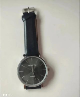 Reloj GENEVA negro y plata