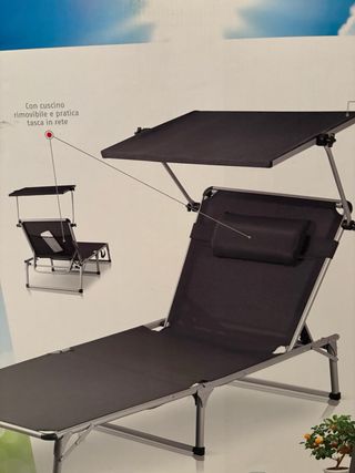 Hamaca Plegable aluminio Best - Gris