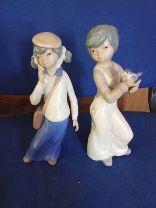 2 estatuas porcelana Lladró
