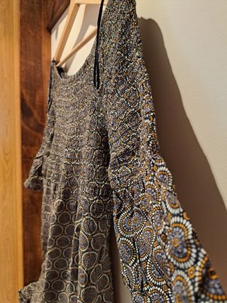 Vestido boho chic multicolor