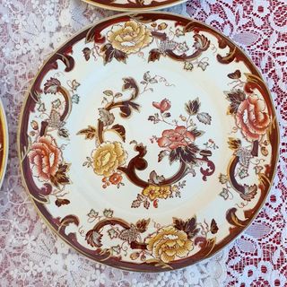 6 Piatti Mason's Brown Velvet