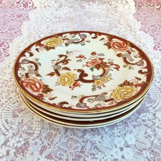 6 Piatti Mason's Brown Velvet