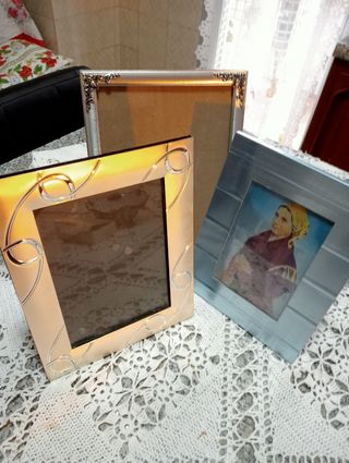 3 Cornici Argento - Metalliche