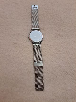 Reloj Nowley azul - malla milanesa
