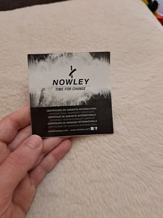 Reloj Nowley azul - malla milanesa