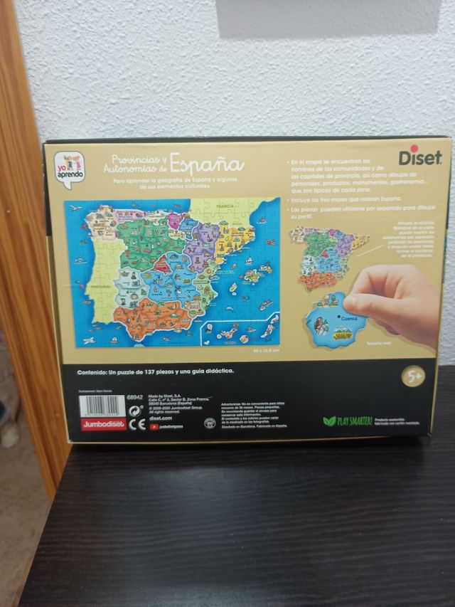 Puzzle España 137 piezas Disset