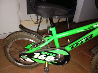 Bicicleta niño MTB 16" verde