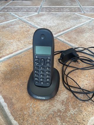 Teléfono Motorola - Fijo Negro