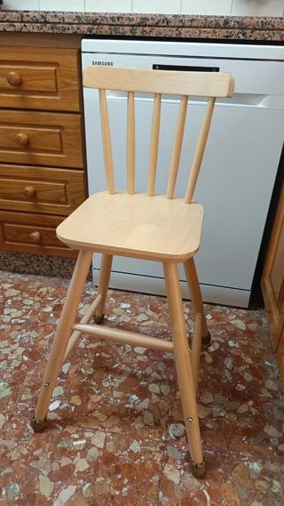 Silla madera infantil