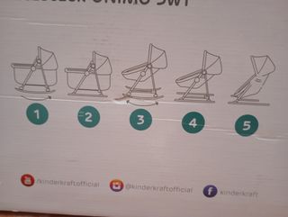 Cuna balancín bebé rosa