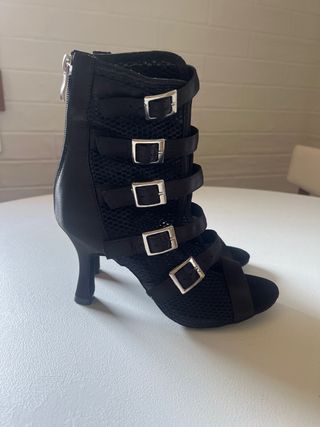 Botines baile latino negros