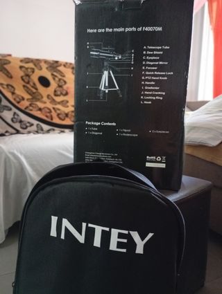 Telescopio Astronómico Intey F40070M