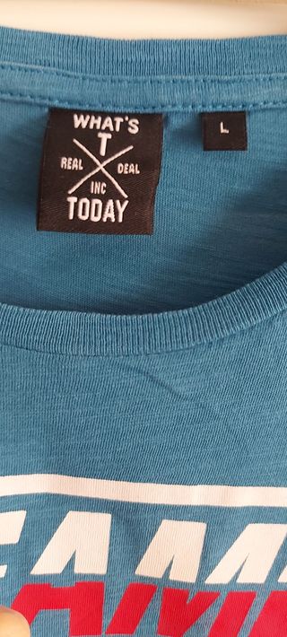 T-shirt Uomo Tg.L Blu