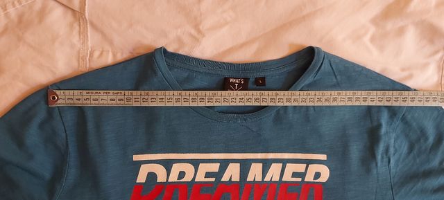 T-shirt Uomo Tg.L Blu