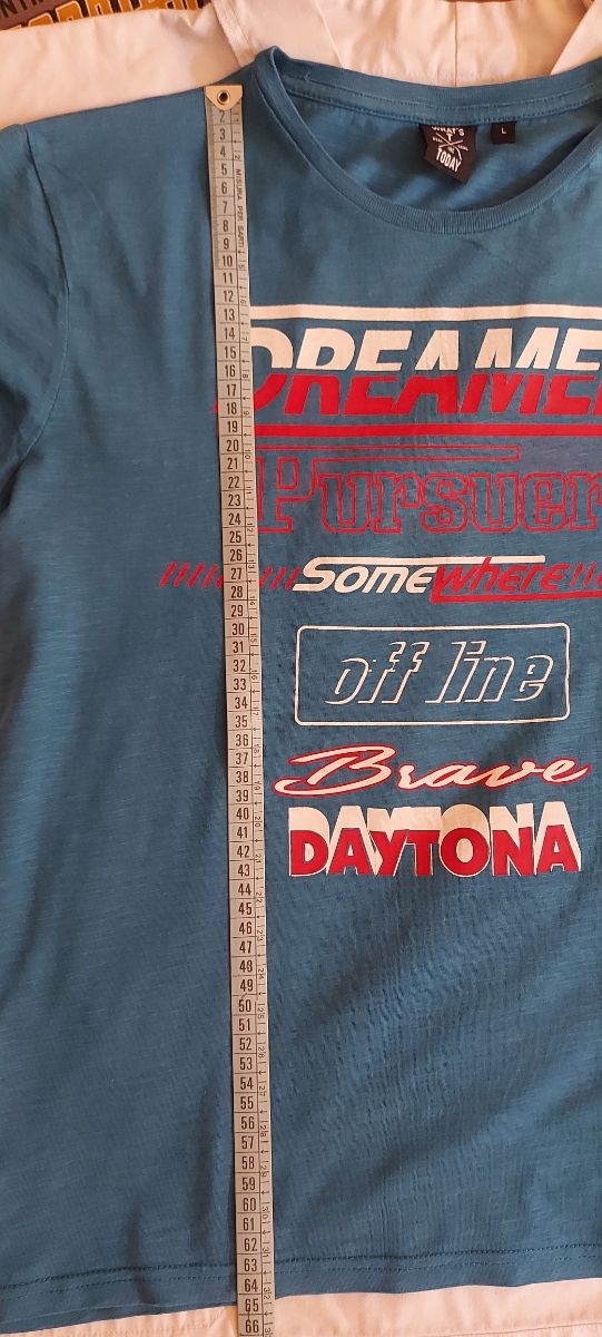 T-shirt Uomo Tg.L Blu