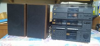 Equipo música  altavoces y minicadena