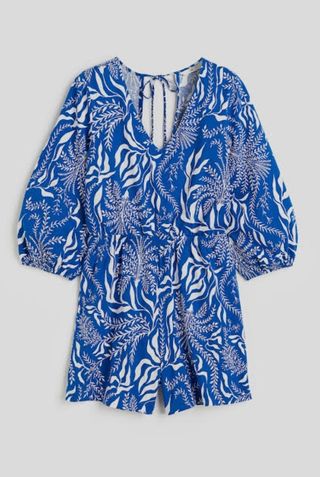 Mono corto H&M azul estampado