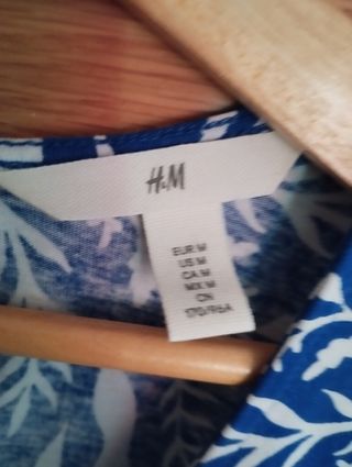 Mono corto H&M azul estampado